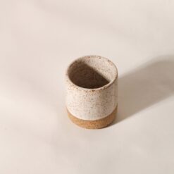 Copo cerâmica Reto branco Esmo Cerâmica