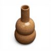 Castiçal Onda em Ceramica Mascavo Esmo