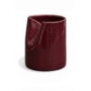 Vaso Ceramica Lua cor Borgonha Esmo Frontal