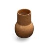 Vaso Gota Pequeno em Ceramica Mascavo Esmo