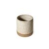 Copo Reto Expresso 80 ml em Cerâmica cor Off-White white Visão Ângulo 15 graus