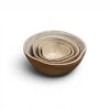 Esmo Cerâmica Set com 4 bowls em Cerâmica cor off white Angulo 45