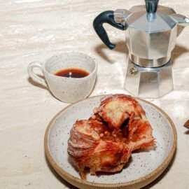 Xícara Orgânica Cerâmica Artesanal para Café Longo da Esmo Cerâmica