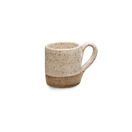 Xícara Reta Off-White Expresso Pequena 80ml Esmo Cerâmica.