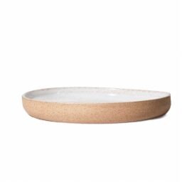 Detalhes do Prato Orgânico Grande 32 cm Off-White Cerâmica Artesanal Esmo