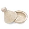 Saleiro Tagine Off White da Esmo Ceramica aberto